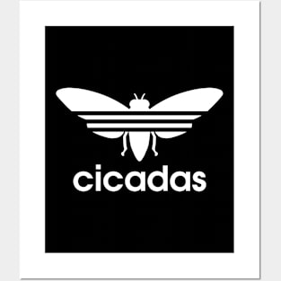 Funny Logo Cicadas Posters and Art